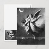 Guardian Angel bij nacht Briefkaart (Voorkant / Achterkant)