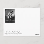 Guardian Angel bij nacht Briefkaart (Achterkant)