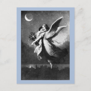 Guardian Angel bij nacht Briefkaart