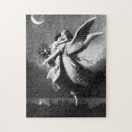 Guardian Angel bij nacht Legpuzzel (Verticaal)