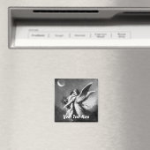 Guardian Angel bij nacht Magneet (Insitu (Vaatwasser))