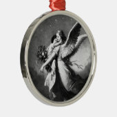 Guardian Angel bij nacht Metalen Ornament (Rechts)