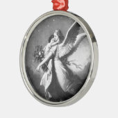 Guardian Angel bij nacht Metalen Ornament (Links)