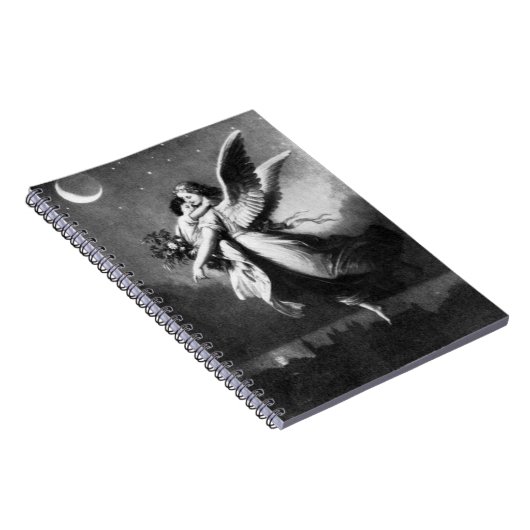Guardian Angel bij nacht Notitieboek (Rechterzijde)