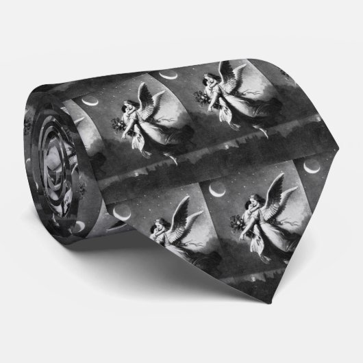 Guardian Angel bij nacht Stropdas (Opgerold)