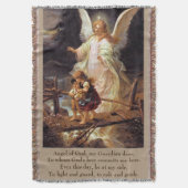 Guardian Angel Blanket Deken (Voorkant Verticaal)