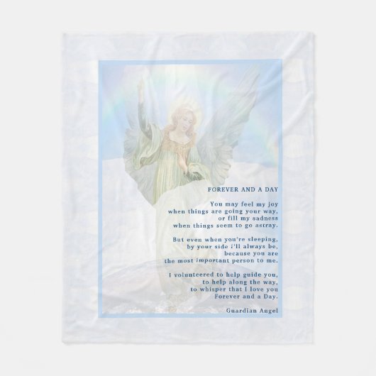 Guardian Angel Blanket Fleece Deken (Voorkant)