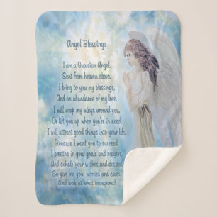 Guardian Angel Blanket Sherpa Deken