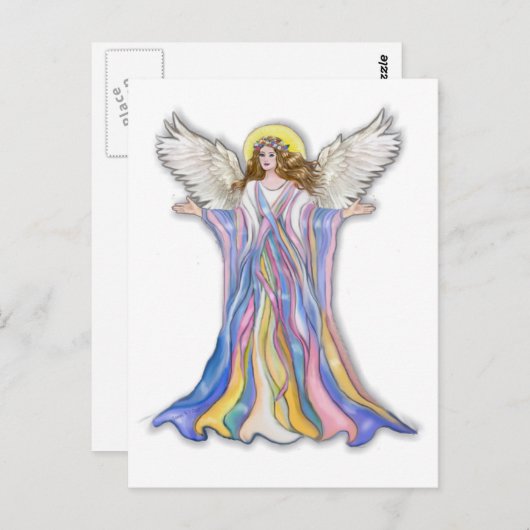 Guardian Angel Blessing Briefkaart (Voorkant / Achterkant)