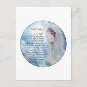 Guardian Angel Blessings Briefkaart