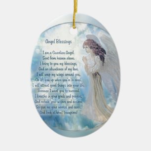 Guardian Angel Blessings Keramisch Ornament