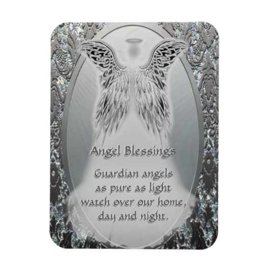 Guardian Angel Blessings Magneet (Verticaal)