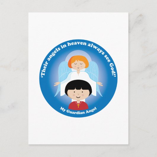 Guardian Angel Briefkaart (Voorkant)