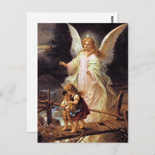 Guardian Angel Briefkaart (Voorkant / Achterkant)