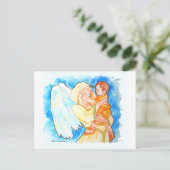 Guardian Angel Briefkaart (Staand voorkant)
