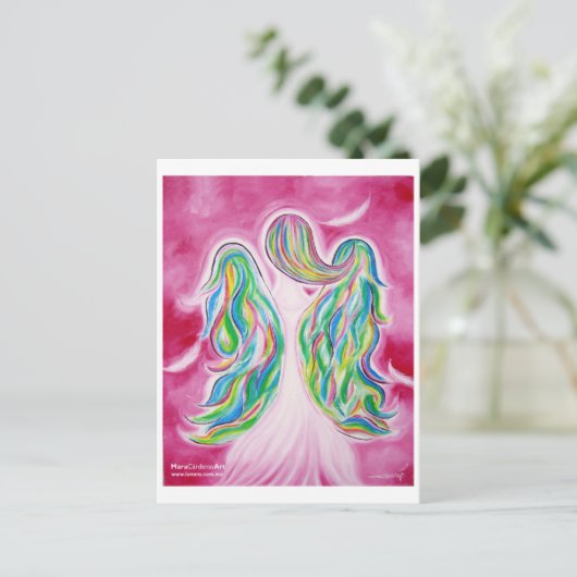 Guardian Angel Briefkaart (Staand voorkant)