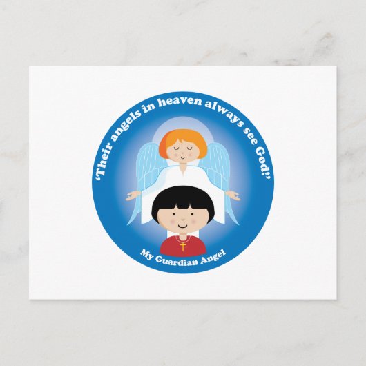 Guardian Angel Briefkaart (Voorkant)