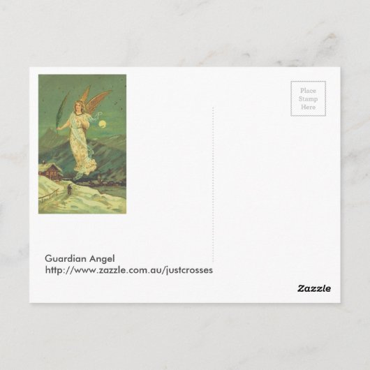 Guardian Angel Briefkaart (Achterkant)