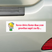 Guardian Angel Bumpersticker (Op auto)
