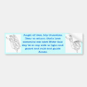 Guardian Angel Bumpersticker (Voorkant)