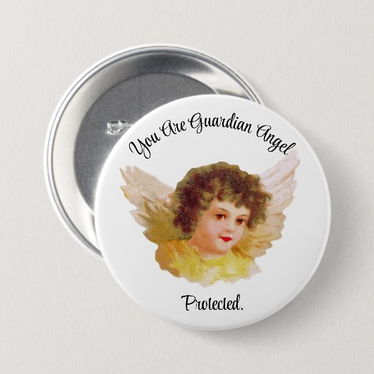 Guardian Angel Button Pin (Voorkant /achterkant)