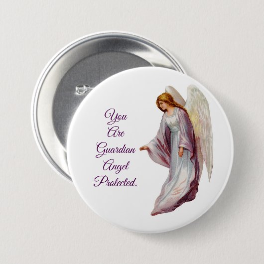 Guardian Angel Button Pin (Voorkant /achterkant)