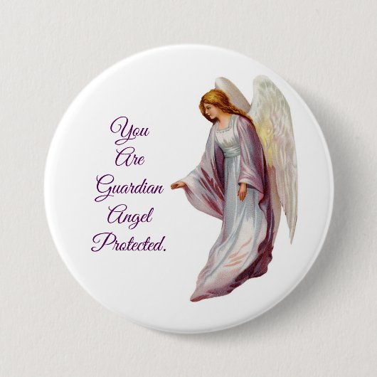  Guardian Angel Button Pin (Voorkant)