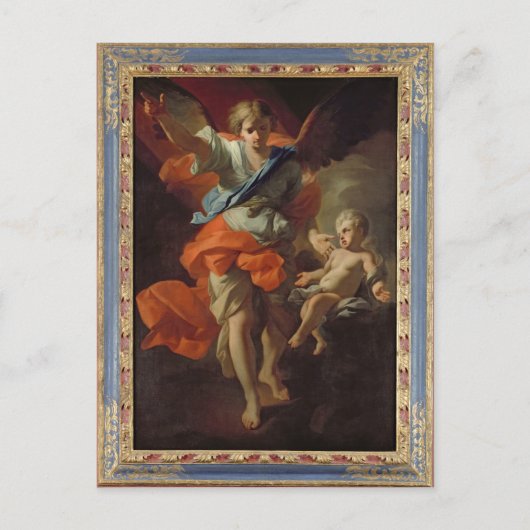 Guardian Angel, c.1685-94 Briefkaart (Voorkant)