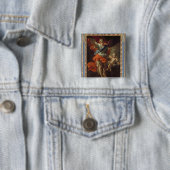 Guardian Angel, c.1685-94 Vierkante Button 5,1 Cm (In situ)