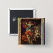 Guardian Angel, c.1685-94 Vierkante Button 5,1 Cm (Voorkant /achterkant)