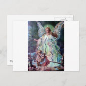 GUARDIAN ANGEL c. 1900 Briefkaart (Voorkant / Achterkant)