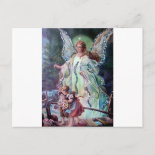 GUARDIAN ANGEL c. 1900 Briefkaart