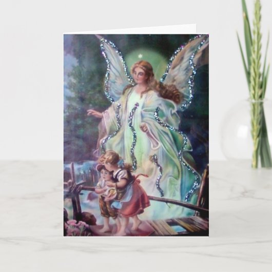 GUARDIAN ANGEL c. 1900 Kaart (Voorkant)