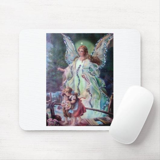 GUARDIAN ANGEL c. 1900 Muismat (Met muis)