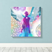 Guardian Angel Canvas Afdruk (Insitu (Houten vloer))