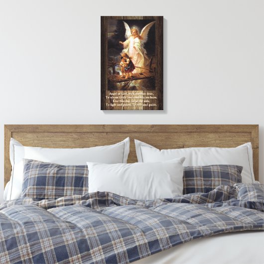 Guardian Angel Canvas Afdruk (Insitu (Slaapkamer))
