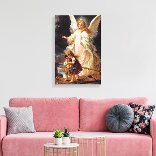 Guardian Angel Canvas Afdruk (Insitu (Woonkamer))