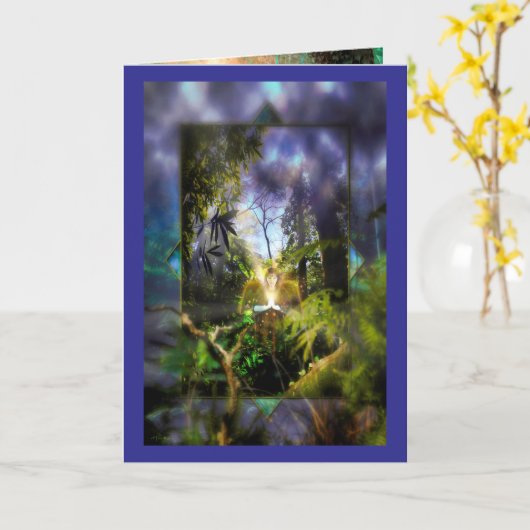 GUARDIAN ANGEL CARD KAART (Gele Bloem)