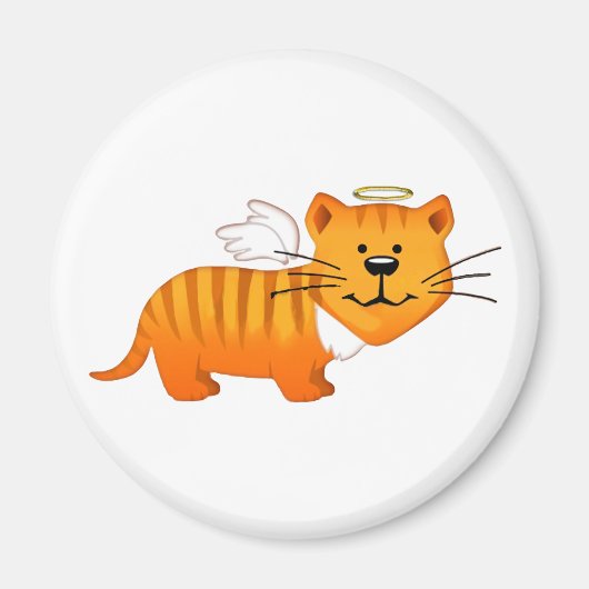 Guardian Angel Cat Magneet (Voorkant)