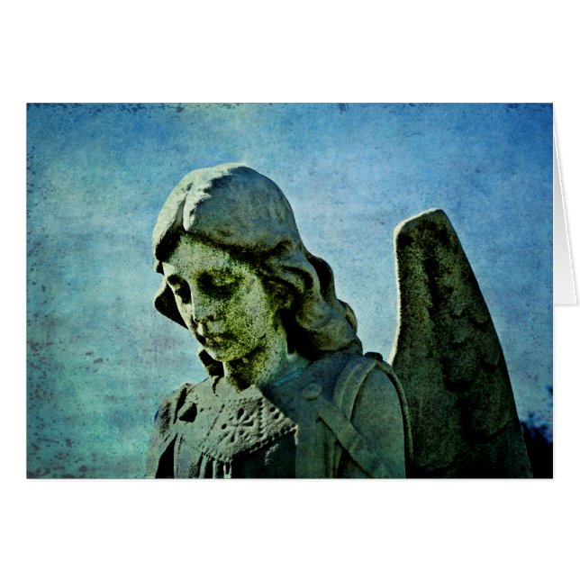 Guardian Angel Cemetery Art (Voorkant Horizontaal)