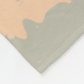 Guardian Angel Cherub-baby die in Cloud slaapt Fleece Deken (Hoek)