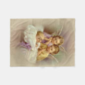 Guardian Angel Cherubs baby in Cloud Fleece Deken (Voorkant (Horizontaal))