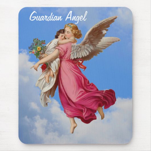 Guardian Angel Child Inspirerend Muismat (Voorkant)