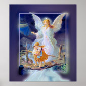 Guardian Angel, Children and Bridge (exclusief) Poster (Voorkant)