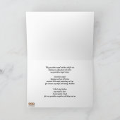 Guardian Angel Christmas Wenskaart Feestdagen Kaart (Binnen)