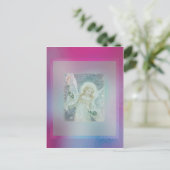 Guardian Angel Collage van Amelia Carrie Briefkaart (Staand voorkant)