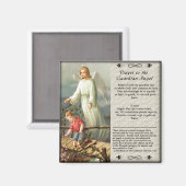 Guardian Angel Custom Koelkast Magnet (Voorkant / Achterkant)