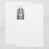 Guardian Angel die kinderen beschermt Briefpapier (Voorkant / Achterkant)