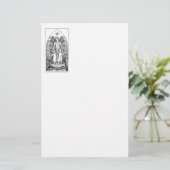Guardian Angel die kinderen beschermt Briefpapier (Staand voorkant)