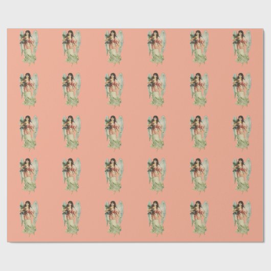 Guardian Angel Divine Watchfulness & Grace Art Cadeaupapier (Vlak)